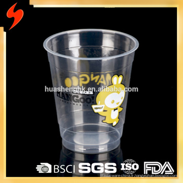 Tasse de boisson gazeuse en plastique jetable de catégorie comestible 360ml